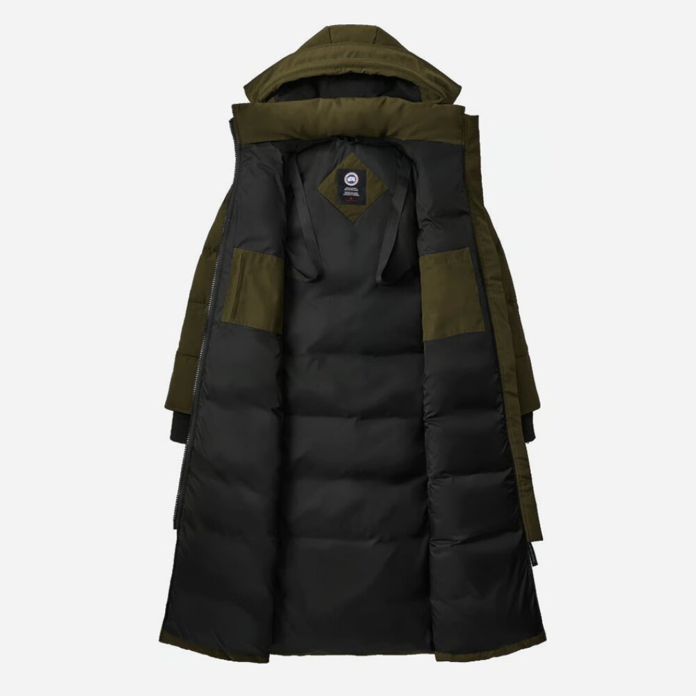 Canada Goose Mystique Parka with Fur Trim Hood in Military Green – Like New - Picture 8 of 16